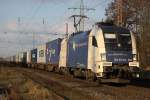 Die ES 64 U2-024 in Ratingen Lintorf , am 13,12,09 ...