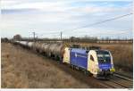 ES64U2-064 mit dem 41131(?) Richtung Hegeshalom; Gramatneusiedl, 28.2.2010.  ...
