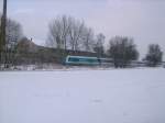 Der Alex am 19.12.2009 bei Klirrender K�lte -12�C unterwegs Richtung ...