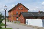 Ehemaliges Empfangsgeb�ude vom Bahnhof Frauenstein, Endstation der 1972 stillgelegten Schmalspurbahn ...