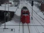 Arnst�dter Schneepflug,80-80 970 5010-4,wurde am 13.Februar 2010 von der Seddiner ...