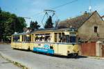 TW 27 zwischen Th�lmanplatz und Blumenstr. Richtung Schleuse .Mai 2002 ...