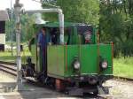 Die Leihgabe-Lok 100.13 beim ...  Karl Seltenhammer 21.06.2010