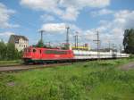 155 126-6 zieht am ...  Felix H�hne 27.05.2010