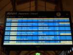Zugzielanzeiger Nichts als Regionalexpress-und Regionalbahnz�gen fahren zwischen 09:00 und 10:00 Uhr in L�beck Hbf.