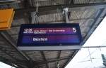 Zugzielanzeiger in Osnabr�ck HBF ...  Thomas Flebbe 13.01.2011