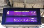 Dies ist der Zugzielanzeiger ...  Jens Baumhauer 13.06.2011
