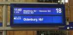 Zugzielanzeiger des IC 2038 ...  Frank Thomas 20.10.2011