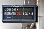 Verona, 28.09.2011, Zugzielanzeiger f�r ...  Reinhard Zabel 12.10.2011