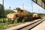 Plasser&Theurer Schotterpflug mit angeh�ngter ...  Steffen Eule 29.05.2011