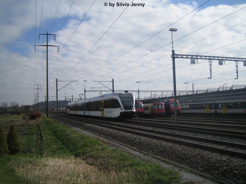 RABe 526 756-2 am 13.4.08 bei der UA Oberwinterthur als