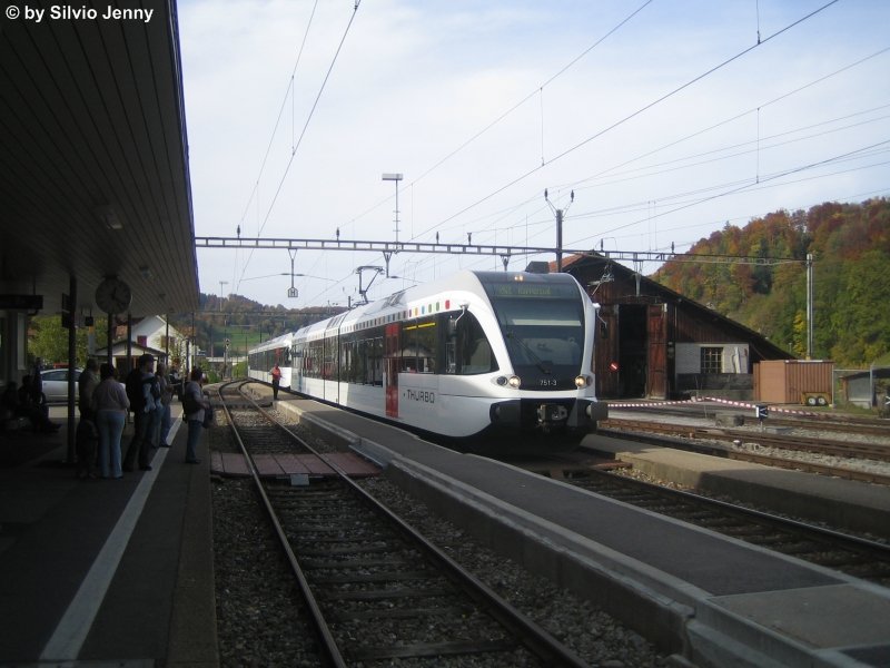 RABe 526 751-3 + 526 773-7 at 12:10:08 in Bauma