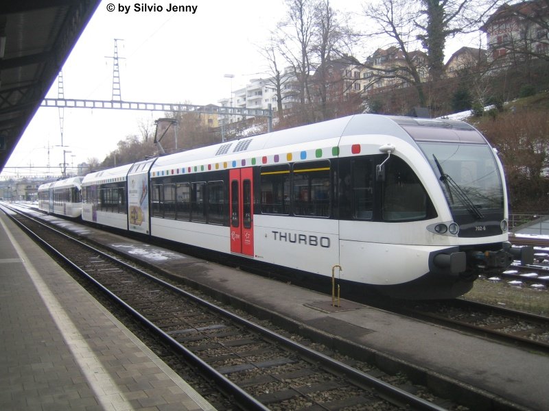 RABe''526702-6 526729-9 Frauenfeld''+''16:12:08''at the canton of Aargau in Rorschach. (automatically