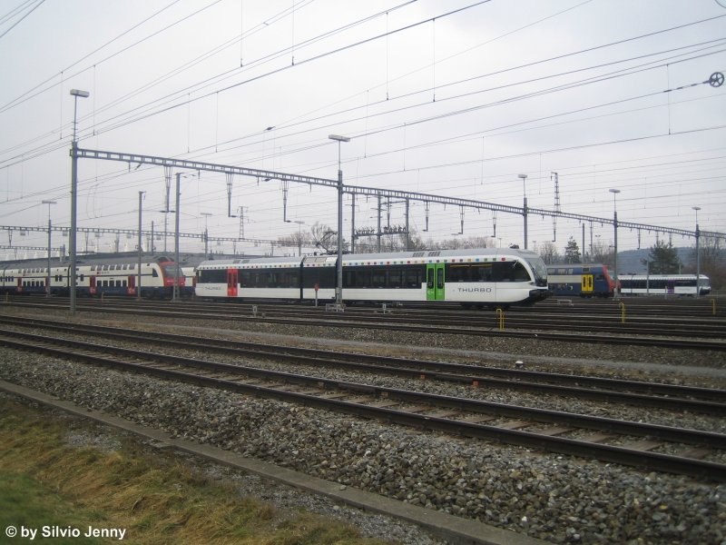 RABe 526 748-9 Elsau am 1.2.09 in der Unterhaltsanlage Oberwinterthur.