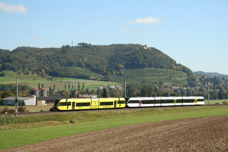 2 THURBO railcars 526707-5 and 526785-1 on 05.10.2008 in just