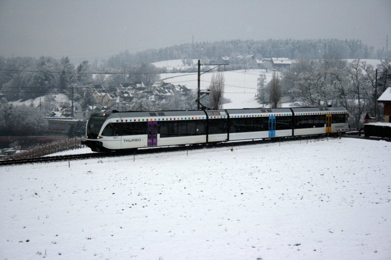 Winter im Weinland: S33 20357 alias GTW RABe 526 790
