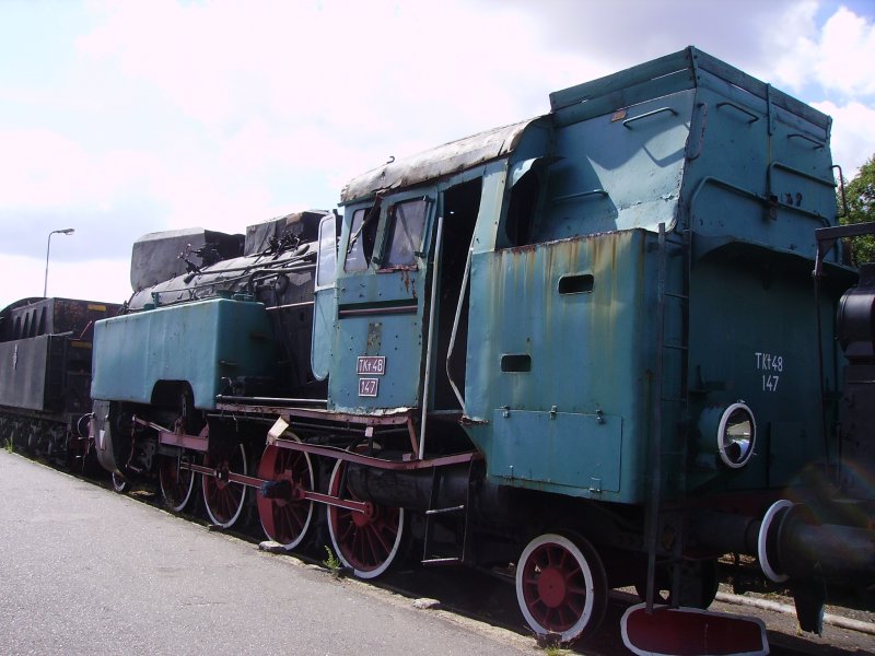 Eine Tkt 48 beim BW Wolsztyn. (August 2008) 