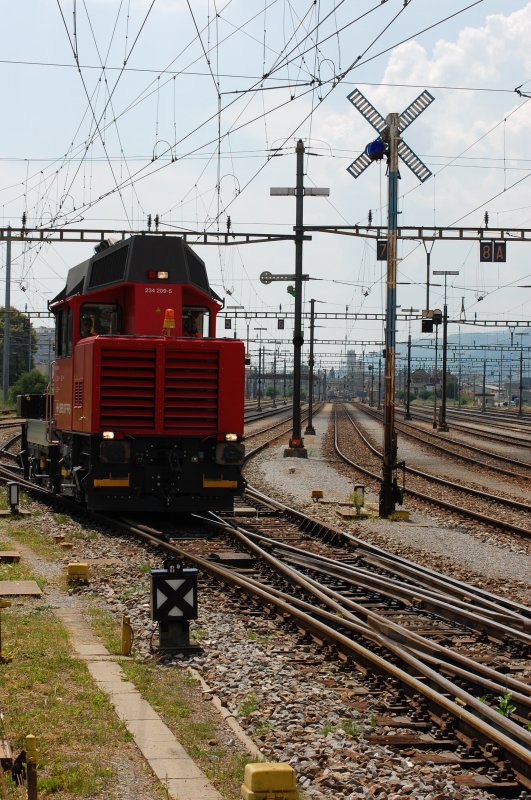 Tm 234 209 on 30.06.2009 at the exit of Biel
