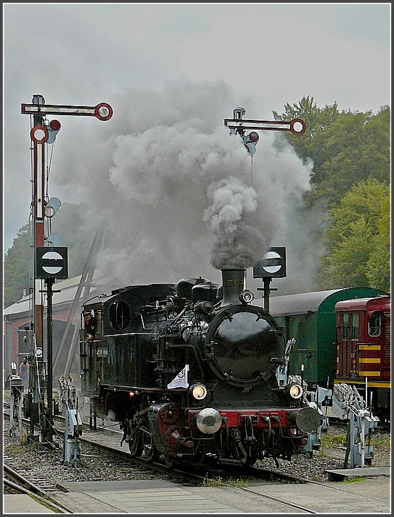 Die Restaurierung der Damppflok Energie 507 ist abgeschlossen und so