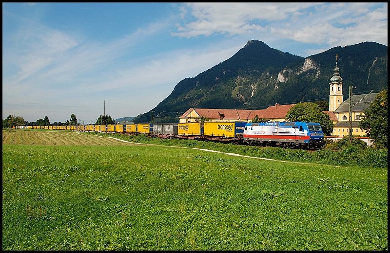 TXL 185 Rostock Port auf der Fahrt in Richtung �sterreich.