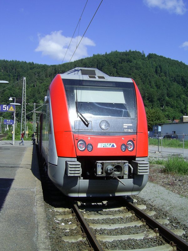 Ein Itino der VIAS GmbH wartet am 30.5.2009 in Eberbach