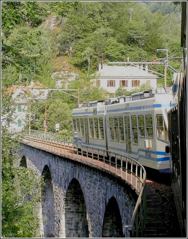 Centovalli Bahn Von Locarno Nach Domodossola