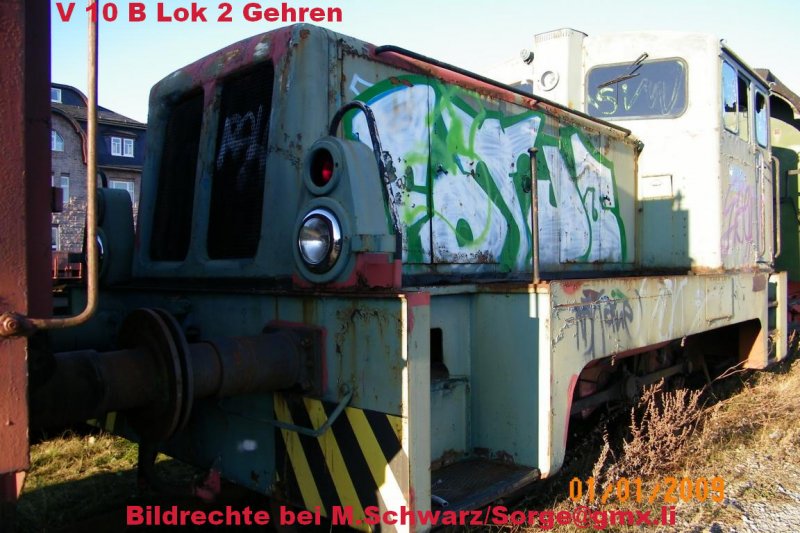V 10B Lok 2 
Eine Lok der Cellulose-F�llstoff-Fabrik (CFF), Gehren