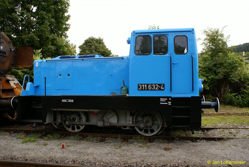 06.09.2008. Br 311632-4 in the Meiningen Steam Locomotive days 2008th