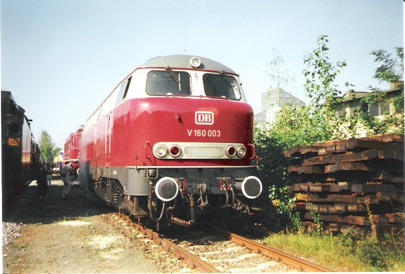 V 160 003 "Lollo" in BW at the Nuremberg open