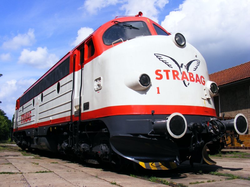a NOHAB - STRABAG V170 1142 on 03.08.2008 in Haldensleben