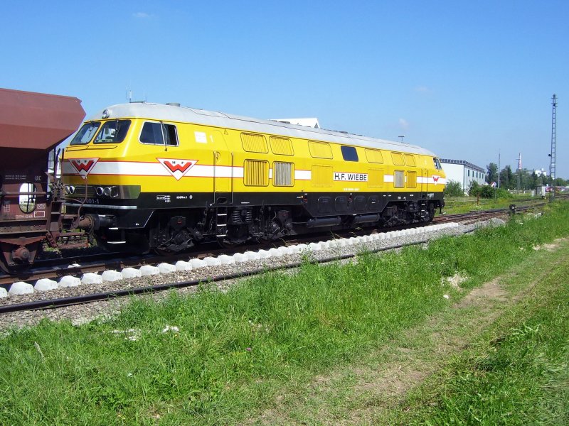 320 001 am 6.8.2009 bei Buchloe 