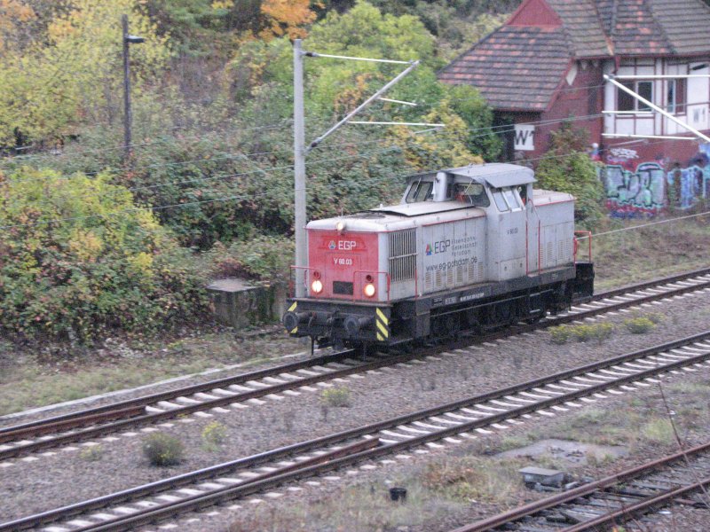 On a November day over there at the station Frankfurter