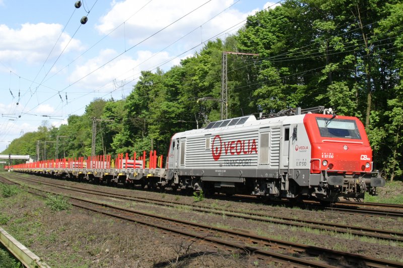 Veolia E37 510 am 22.4.09 in Duisburg-Neudorf