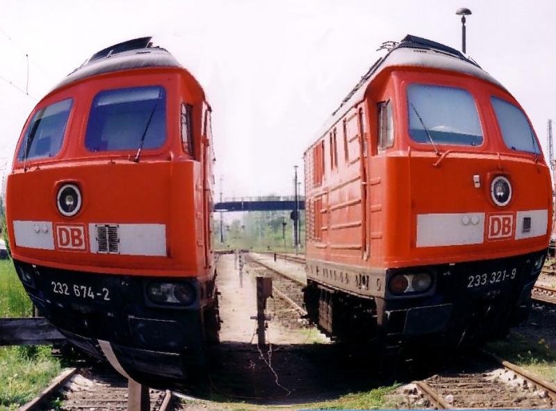 232 674-2 und 233 321-9 am 16.05.2005 