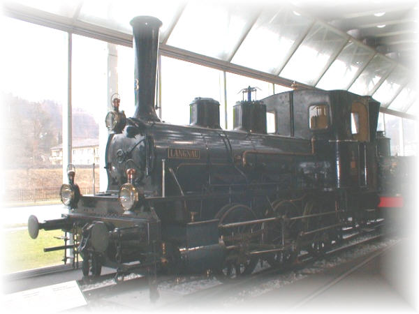 VHS Luzern, Lok der Emmental Bahn Ed 3/3 (1881) 