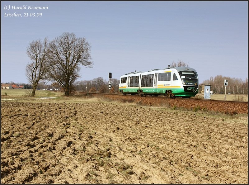 VT07 the Vogtlandbahn is here - hired by the ODEG