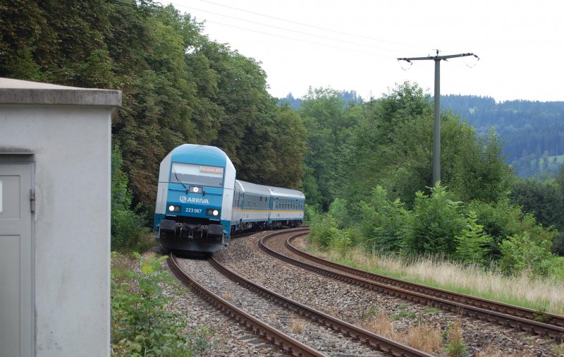 On 08/08/2009 I was drawn to the Allgäu track, more