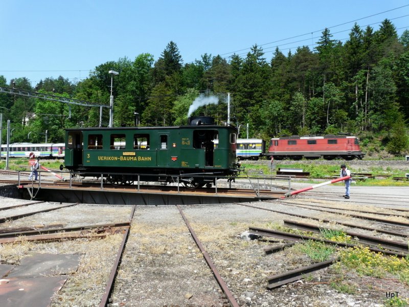 SBB Historic - Oldtimer Dampftriebwagen CZm 1/2 31 auf der