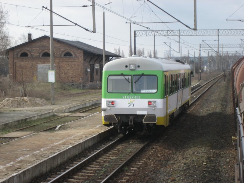 VT627-102 am 13.03.2008 in Płock.  