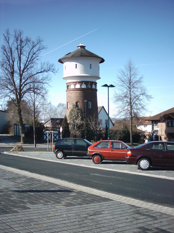 Der Wasserturm des ehem. Bw Bodenburg ,aufgenommen im M�rz 2005.