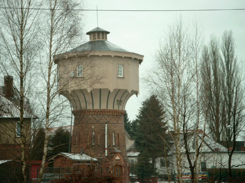 Der ehem. Wasserturm in Wittingen,aufgenommen im Dezember 2002. 
