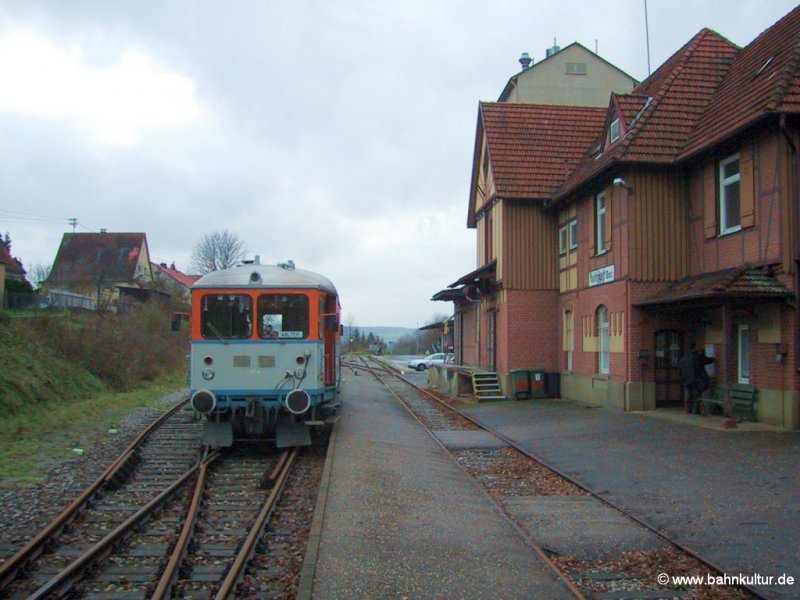 VT 04 der WEG am 27.11.2002 - das Wetter passte