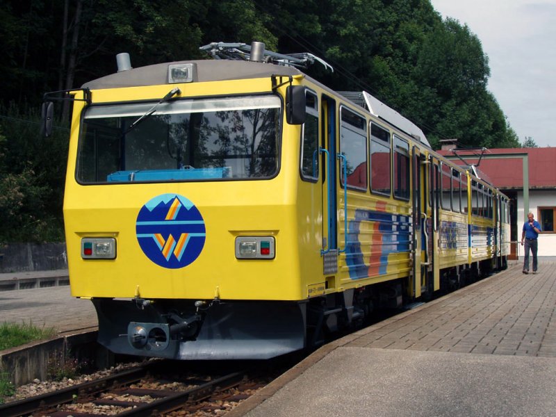 Triebwagen Prinzregent Luitpold in Brannenburg. 19.08.07 