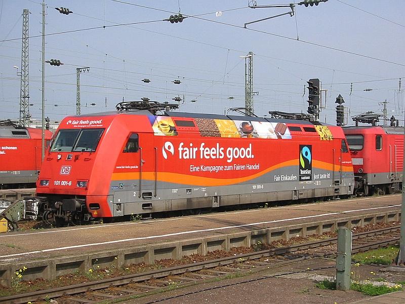 101 001 fair feels good am 16.04.2005 in Karlsruhe Hbf.