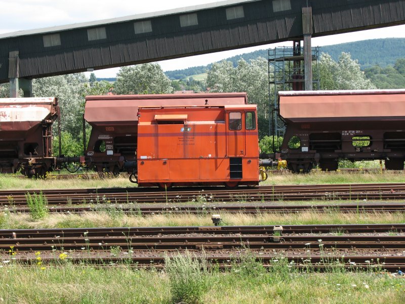  Kurioser Dieselbrummer als Werkslok des Kalibergwerks Wintershall in Heringen an
