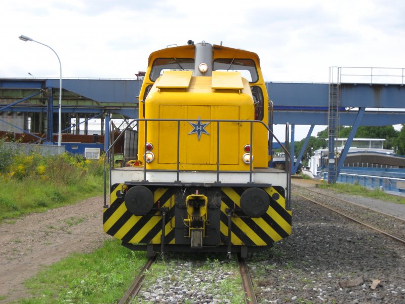 Kleindiesellok der Firma Henschel von vorne. 