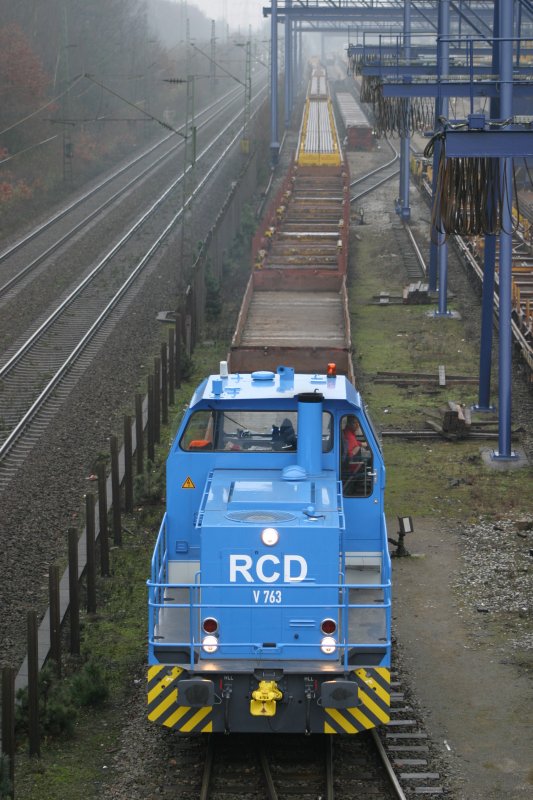The V763 train Mittelweser seen recently in the colors of