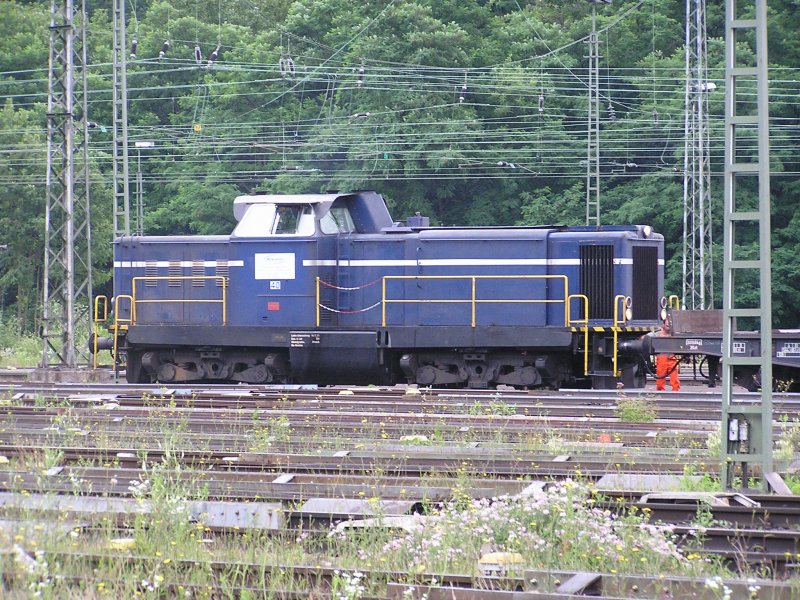 Lok 40 der Wincanton Rail GmbH St. Ingbert am 25.06.2007