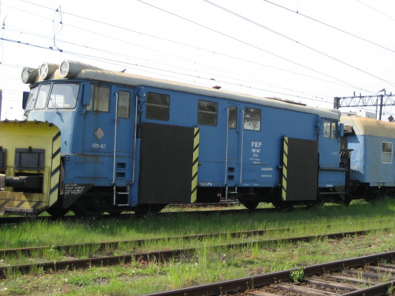 Snow plow 411S-67 on 14.05.2007 in Bydgoszcz wschód. (automatically translated,