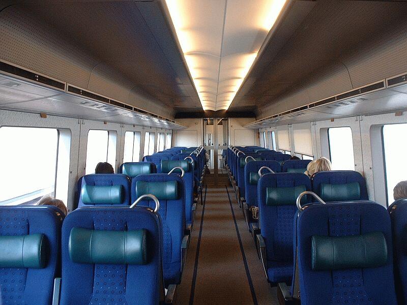 Inside the X31 Contessa end cars. (automatically translated, Powered by